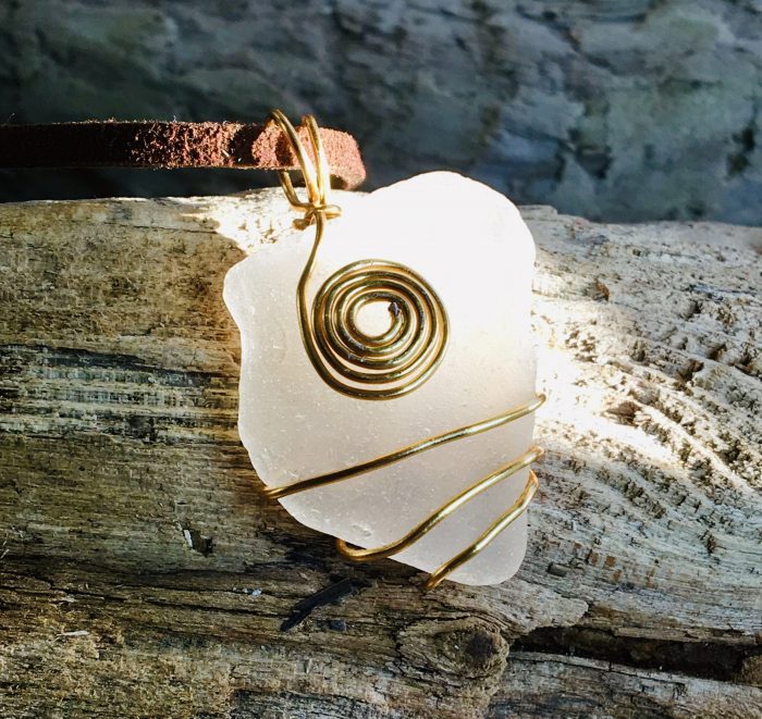 White Triangle Egyptian Coil