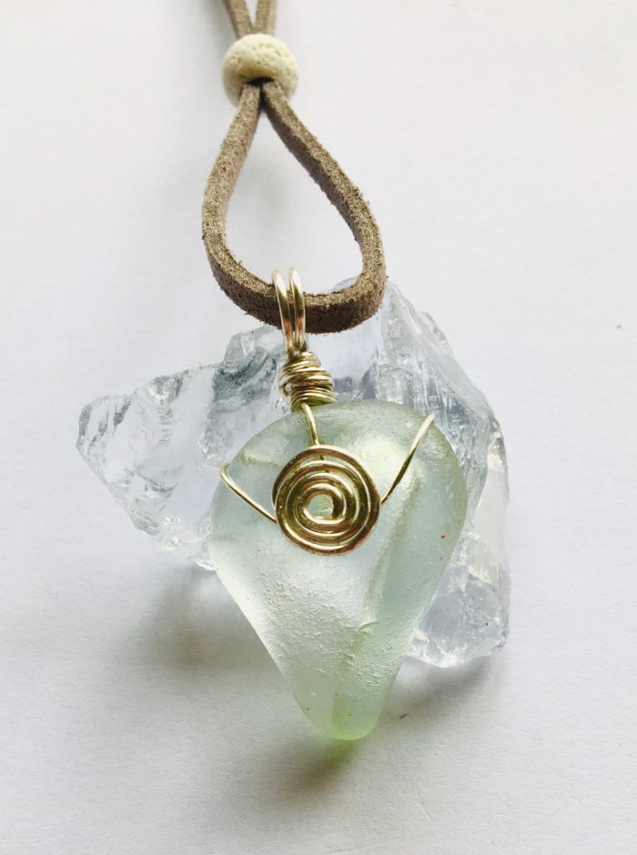 Seafoam & Silver Egyptian Coil - Image 4
